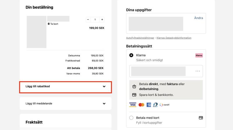 Hur du använder en rabattkod hos Himmelriket
