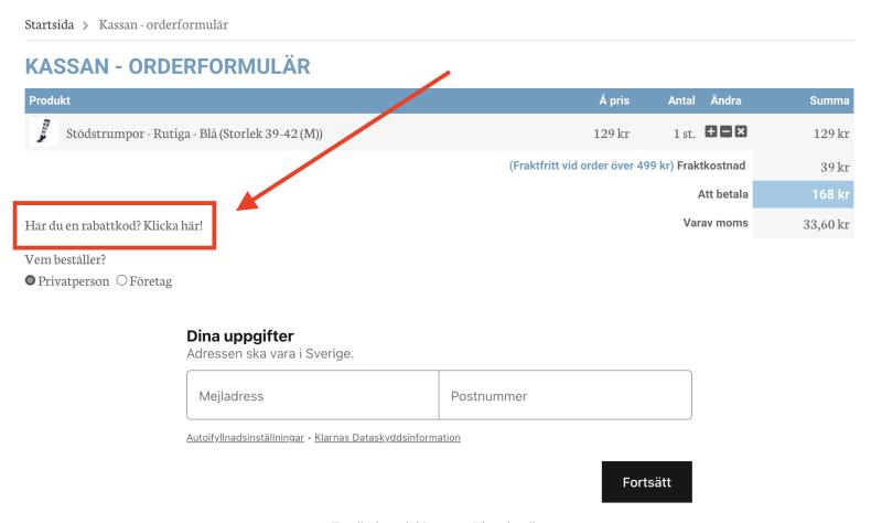 Hur du använder en rabattkod hos Sportsmart