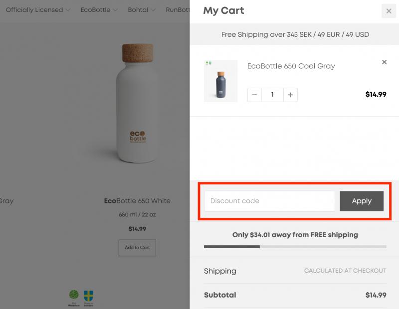 Hur du använder en rabattkod hos Smartshake